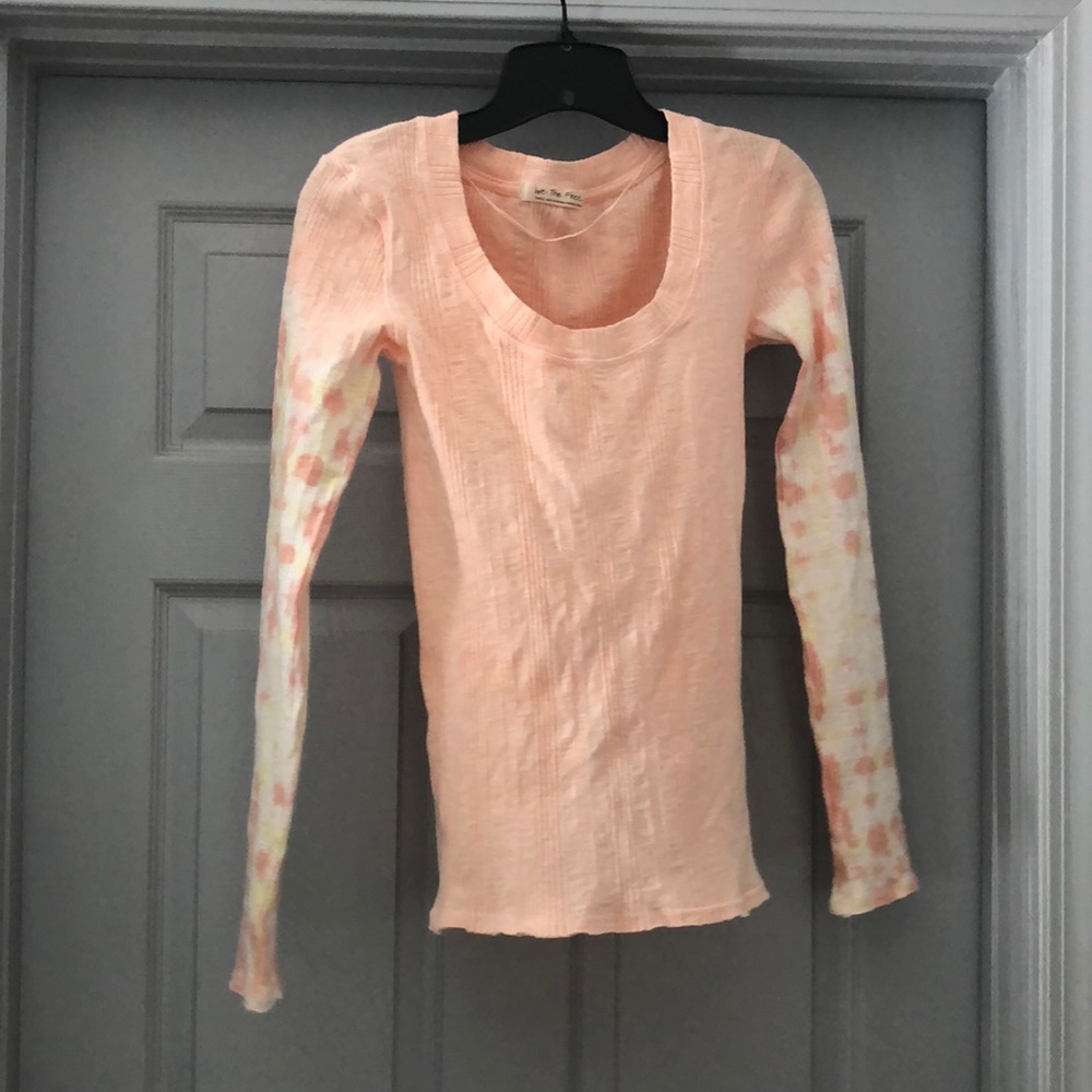 Free people tie dye top